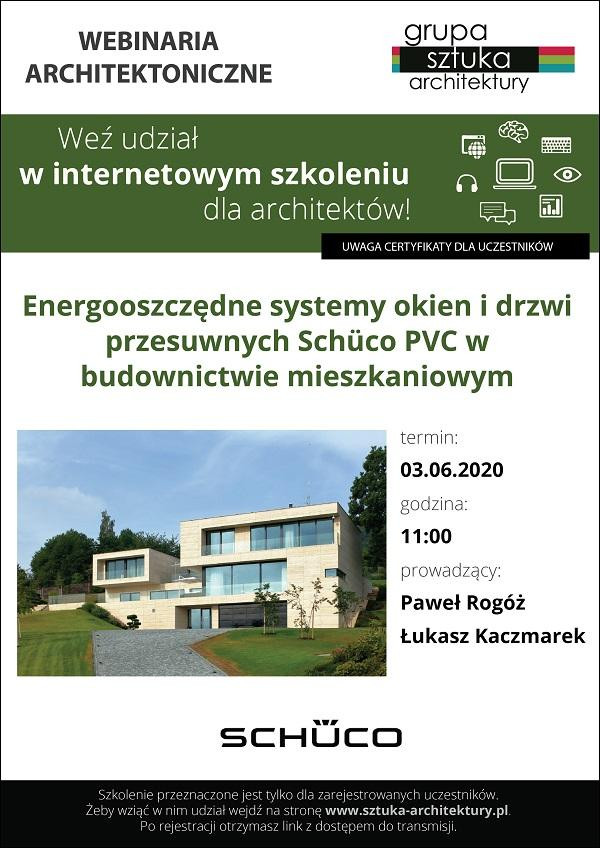 Webinarium firma Schüco International Polska