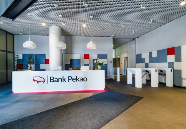 bank Pekao wnetrza