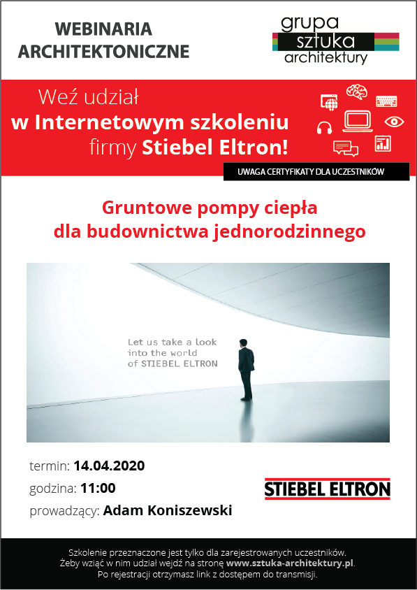 Webinarium Stiebel Eltron: Gruntowe pompy ciepła dla budownictwa jednorodzinnego  
