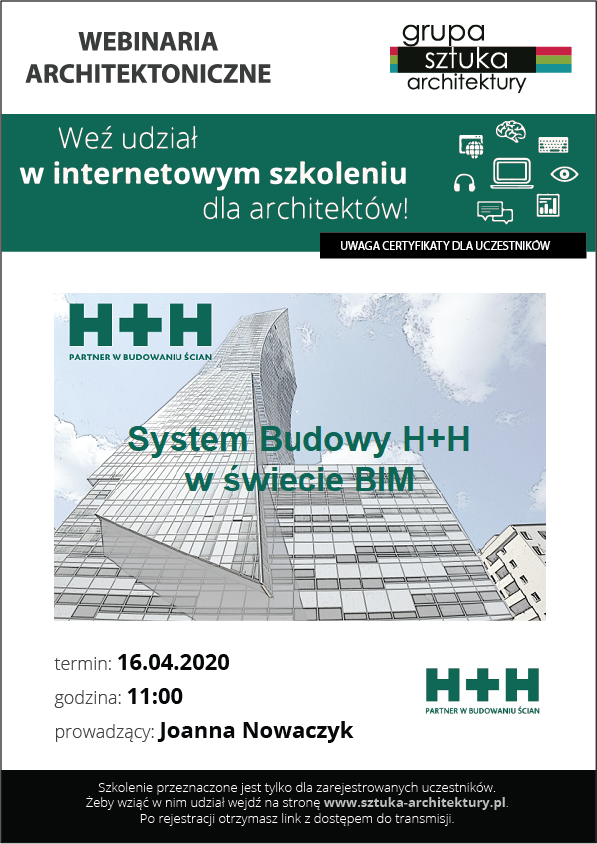 Webinarium H+H: System Budowy H+H w świecie BIM