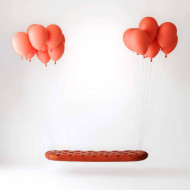 Baloon Bench, Satoshi Itasaka, ławka z balonami