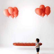 Baloon Bench, Satoshi Itasaka, ławka z balonami