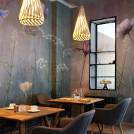 Kwiaty jak malowane – aranżacja wnętrza restauracji