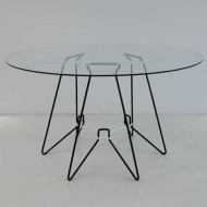 Schwab/Panther, SP7 Dining Table, stół ze stalową konstrukcją, stół z drutu
