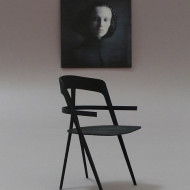 Victor Vetterlein, krzesło X-Federation, krzesło cienkie jak żyletka
