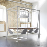 swing table, duffy london, projektowanie wnętrz, design, stół do jadalni, jadalnia, architektura wnętrz, architekci wnętrz